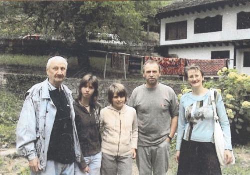 А. Носков с семьей своей дочери в Болгарии.